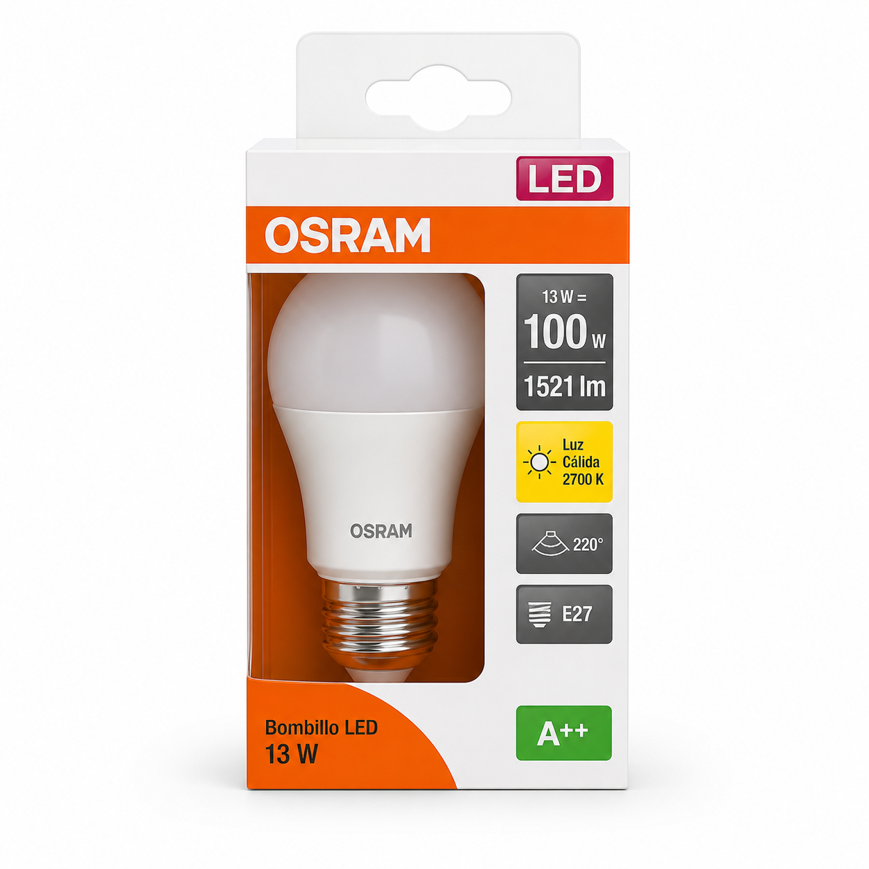 Bombillo Led Osram 13w C12unid)
