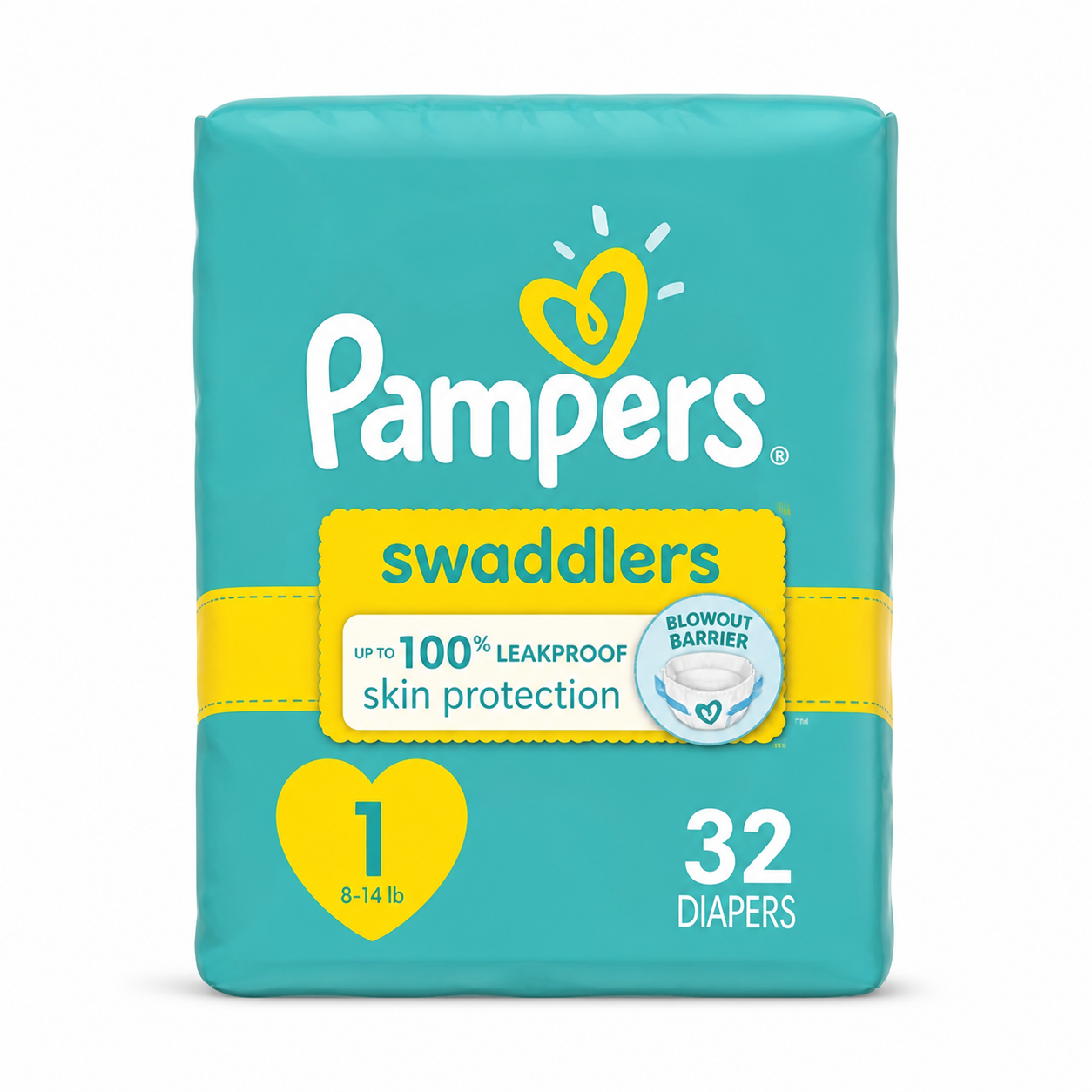 Pampers Swaddlers 1 (C4 *32U)